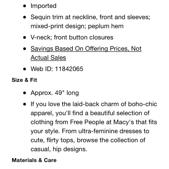 NWT Free People One fine day Multi combo - Picture 3 of 6